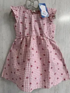 【未使用】naughtycompanyノースリーブワンピース 100cm ピンク