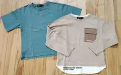 カンゴールキッズ 半袖、長袖 Tシャツ 2枚セットサイズ140のサムネイル