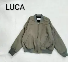 【LADY LUCK LUCA】カーキ 中綿ブルゾン ジャケット k3556