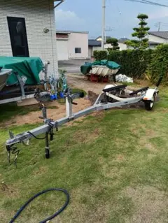 アルミボート+スズキDF9.9+モーターガイド54lb + トレーラー付セット 