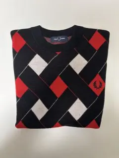 Fred Perry ダイヤモンドパターン セーター