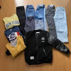 120 キッズ服セット11点（ジャケット・シャツ・パンツ）