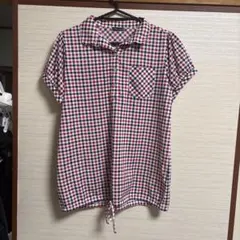 Ships ノースリーブ ギンガムチェック レッド - メルカリ