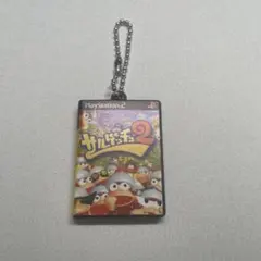 プレイステーション　ゲームパッケージ　ミニチュアチャーム　サルゲッチュ2