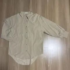 しまむら Lutique バックギャザー 長袖シャツ