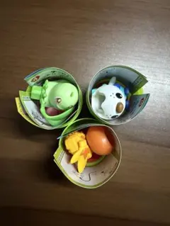 ポケットモンスター　チョコエッグ　チコリータ アチャモ ミジュマル 3点セット
