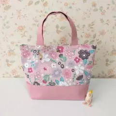 ランチトートバッグ 花柄♪