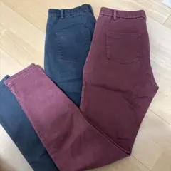 UNIQLO HEATTECH スキニーパンツ Mサイズ 2色セット