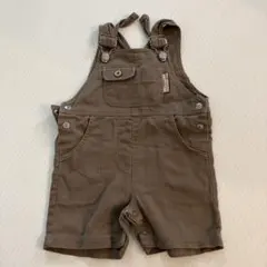 KUMIKYOKU ブラウンオーバーオール　70-80