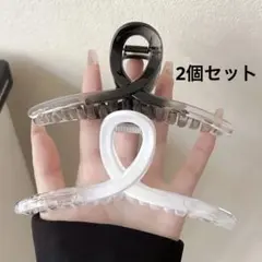 ヘアクリップ シンプル モノトーン ファッション ヘアアクセサリー