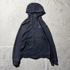 【Y8168】.NIKE パーカー　フーディー　サイズL ネイビー