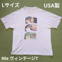 90s USA　Hanes BEEFY オオハシ アニマル Tシャツ グランジ