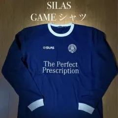 ネイビー SILAS サイラス GAME L/S TEE ゲームTシャのサムネイル