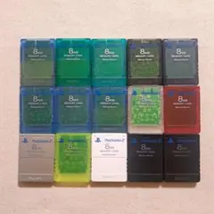 PS2 メモリーカード 15枚セット ジャンク