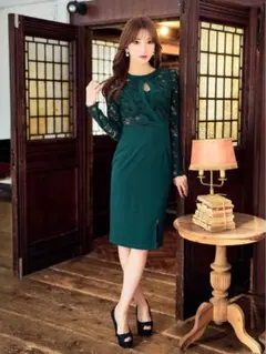 デイジー　キャバドレス　グリーン