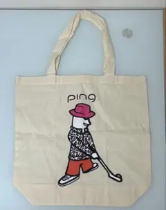 新品 未使用 PING ゴルフトートバッグ 1959年デザイン 新品 未使用 PING ゴルフトートバッグ 1959年デザイン PING ピン
