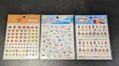 みかんぼうや　ぷくぷくあわわちゃん　テレタビーズ　ネイルシール　3点セット