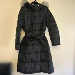 【MoMo様】ユニクロ　ブラックダウンジャケット フード付き