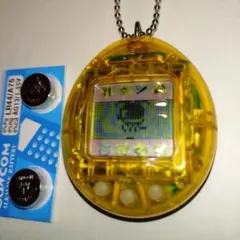 たまごっち 初代 スケルトン イエロー 1996年製 動作確認済み - メルカリ