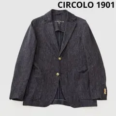 ウォッシュ加工 インディゴ ストレッチ チルコロ1901 テーラード