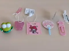 サンリオ 小物5個セット マイメロ キティ ポチャッコ けろけろけろっぴ