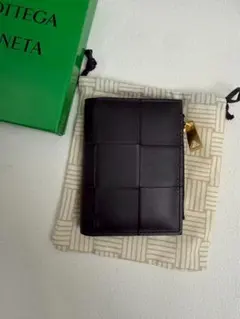 BOTTEGAVENETA カセット 二つ折り財布 黒 ICチップ搭載 RFID - メルカリ