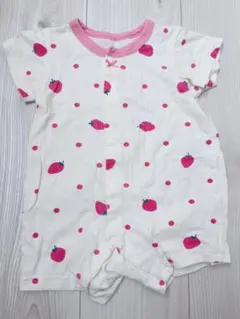 西松屋　いちご　ロンパース　60〜70