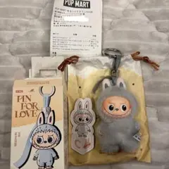 【C】POP MART PIN FOR LOVE ラブブ　イニシャル