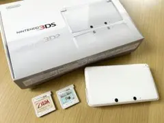 Nintendo 3DS ホワイト 本体とソフト2本