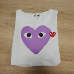 PLAY COMME des GARCONS Tシャツ ホワイト L CDG