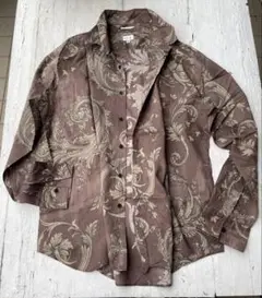Paul Smith ペイズリー柄 長袖シャツ XL
