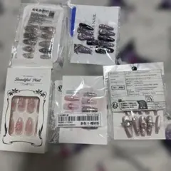 ネイルチップ5点セット