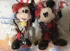 ミッキー　爽涼鼓舞　ディズニー　ランド　夏祭り　ぬいぐるみバッジ　ぬいぐるみ
