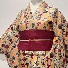 兵児帯 大人のへこ帯 ウィリアム・モリス いちご泥棒 名古屋帯