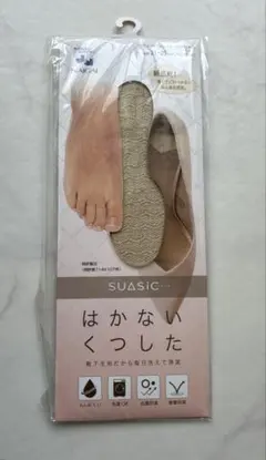 NAIGAI SUASiC はかない靴下21-25cm　ベージュ