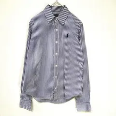 【美品】ラルフローレン スポーツ ストライプ シャツ155/84A（S〜M相当）