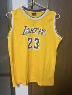 LAKERS JAMES 23 ノースリーブ ユニフォーム　タンクトップ　黄色