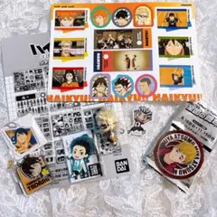 ハイキュー ラバーキーホルダー ガチャガチャ ステッカー まとめ売り