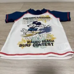 ミッキーマウス 子ども用半袖ラッシュガード95cm