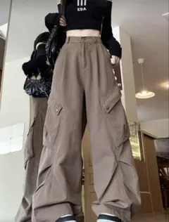 【新品未使用】 SHEIN ビンテージパンツ カーゴパンツ