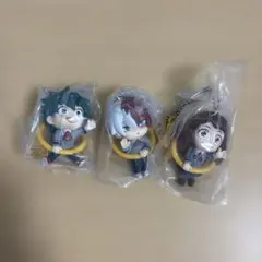 ヒロアカ　こんにち輪！ フィギュアマスコット 《緑谷出久 轟焦凍 麗日お茶子》