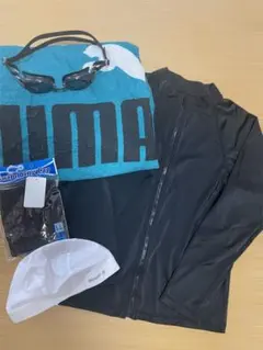 水泳 水着 セット 170 ラッシュガード など 6点