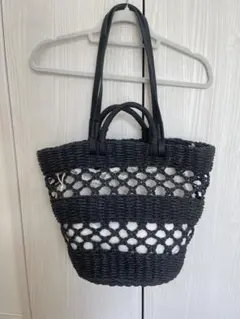 【未使用品】LEPSIM カゴバッグ　ペーパースカシガラBAGのサムネイル