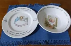 Wedgwood ウエッジウッド　ピーターラビット　ボウル　皿 2点セット