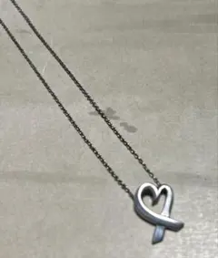 Tiffany ティファニー ラビングハート ネックレス シルバー