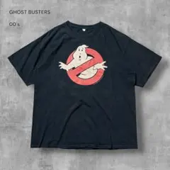 3412 古着00sゴーストバスターズGHOSTBUSTERSムービーT墨黒XL