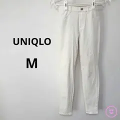 UNIQLO ウルトラストレッチレギンスパンツ ホワイト レディース M 丈標準