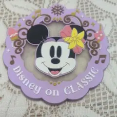ミニーマウス コースター ラベンダー