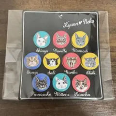 猫　缶バッジ　10個入りセット