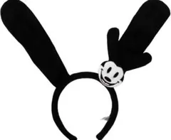 オズワルド 耳付きカチューシャ ブラック ディズニーランド ディズニーシー